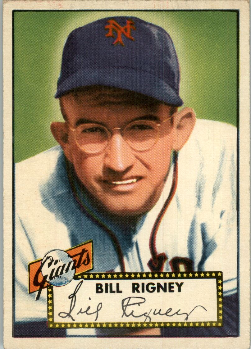 1952 Topps #125 Bill Rigney