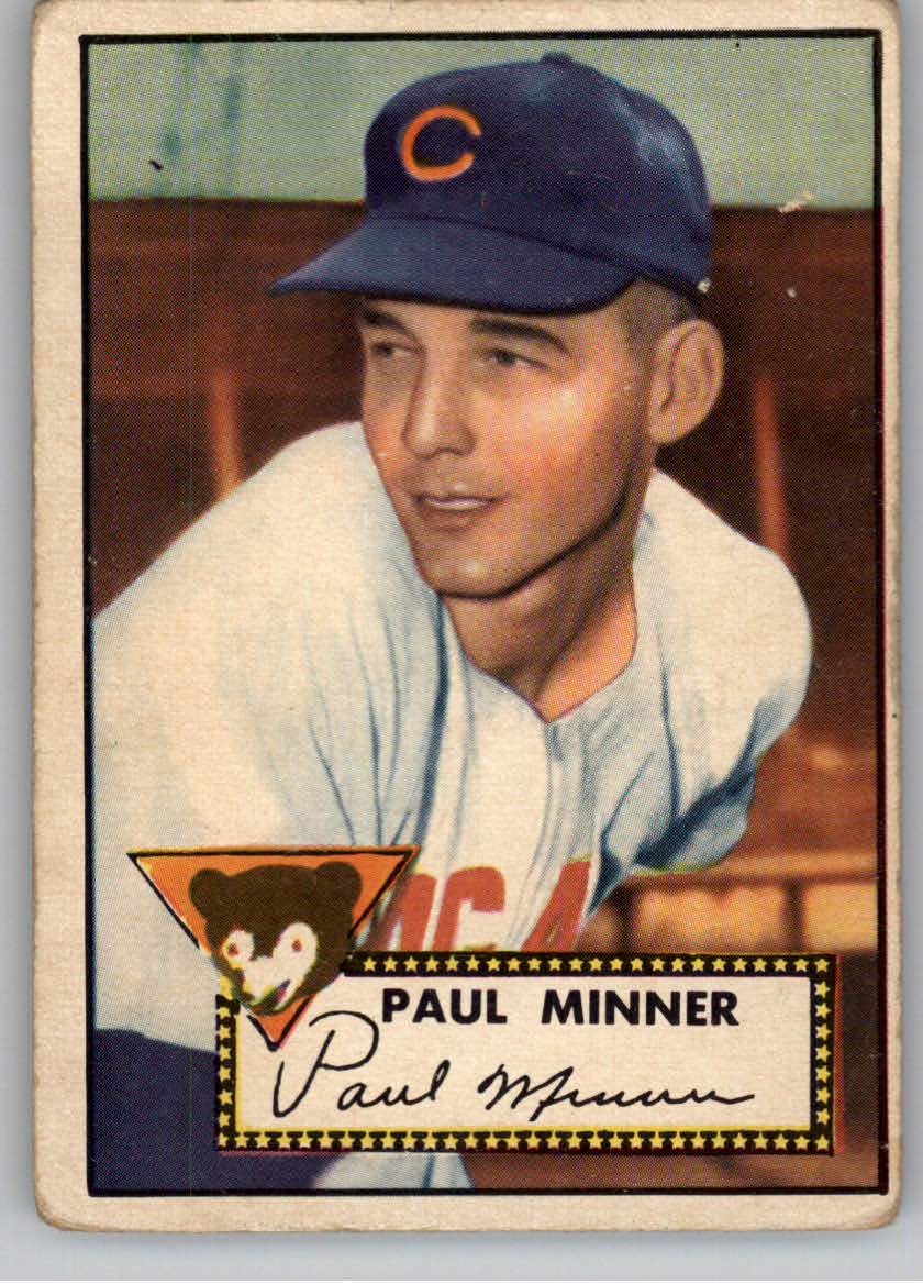 1952 Topps #127 Paul Minner RC
