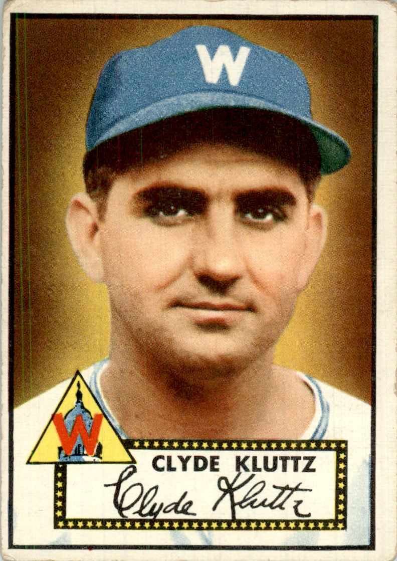 1952 Topps #132 Clyde Kluttz RC