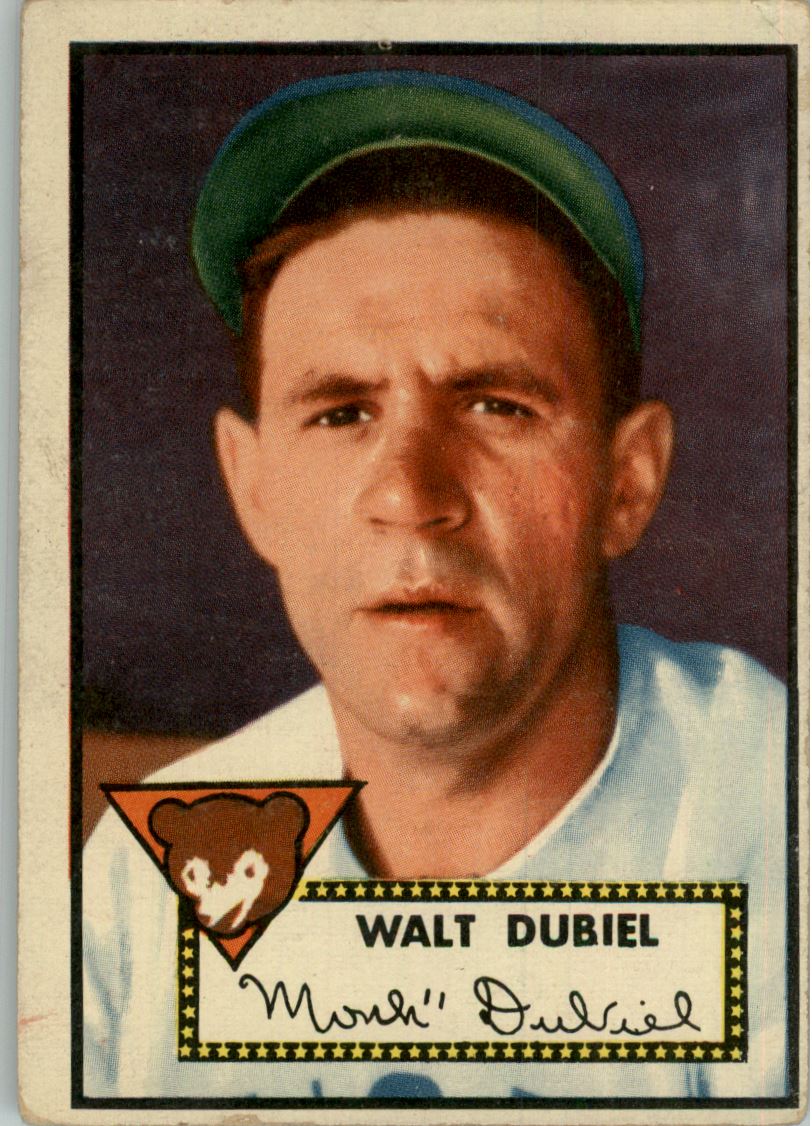 1952 Topps #164 Walt Dubiel