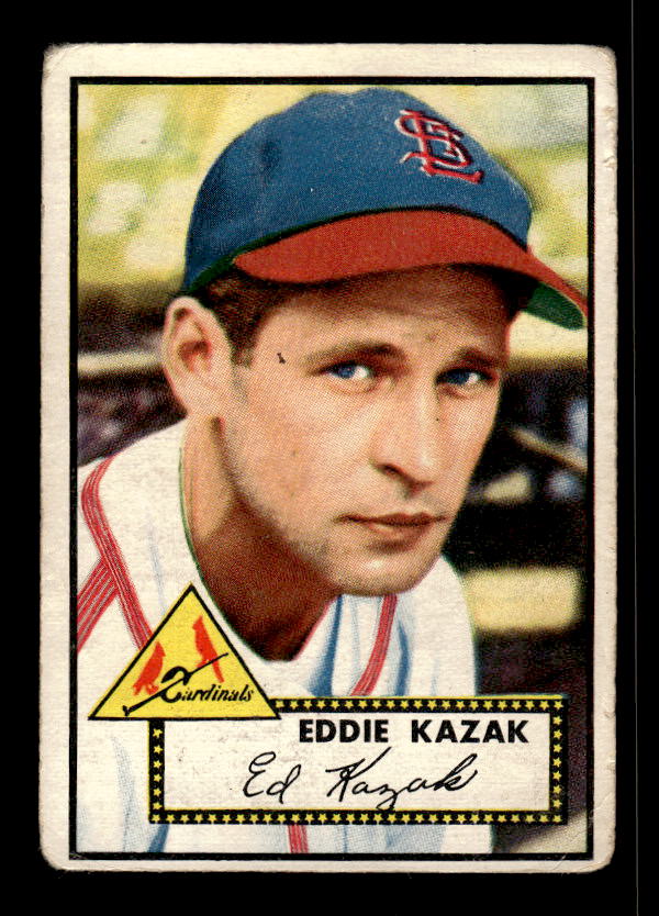1952 Topps #165 Eddie Kazak