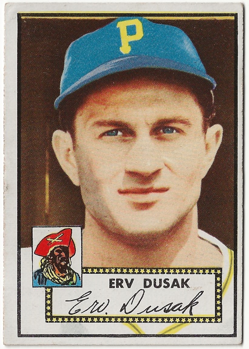 1952 Topps #183 Erv Dusak