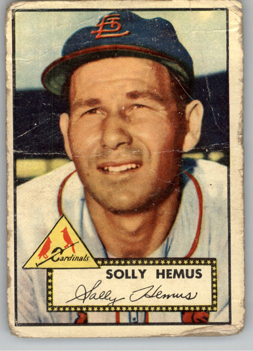 1952 Topps #196 Solly Hemus RC