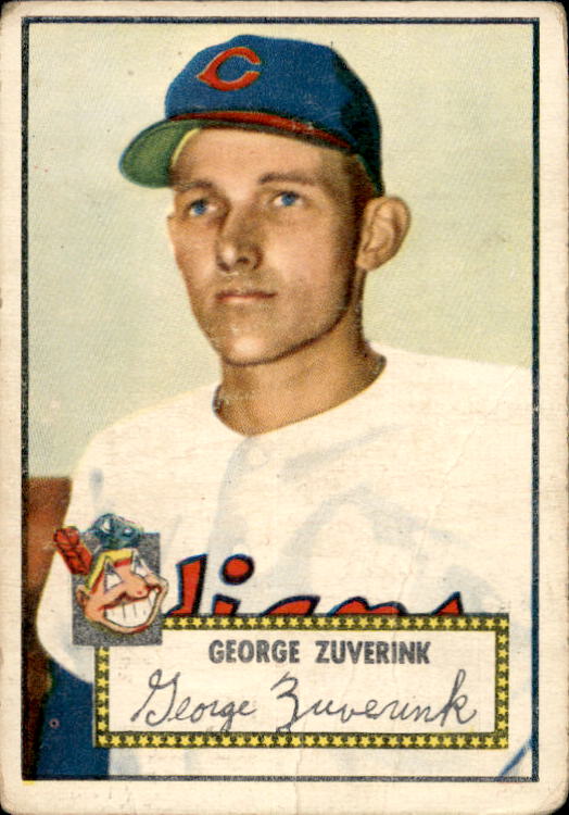 1952 Topps #199 George Zuverink RC