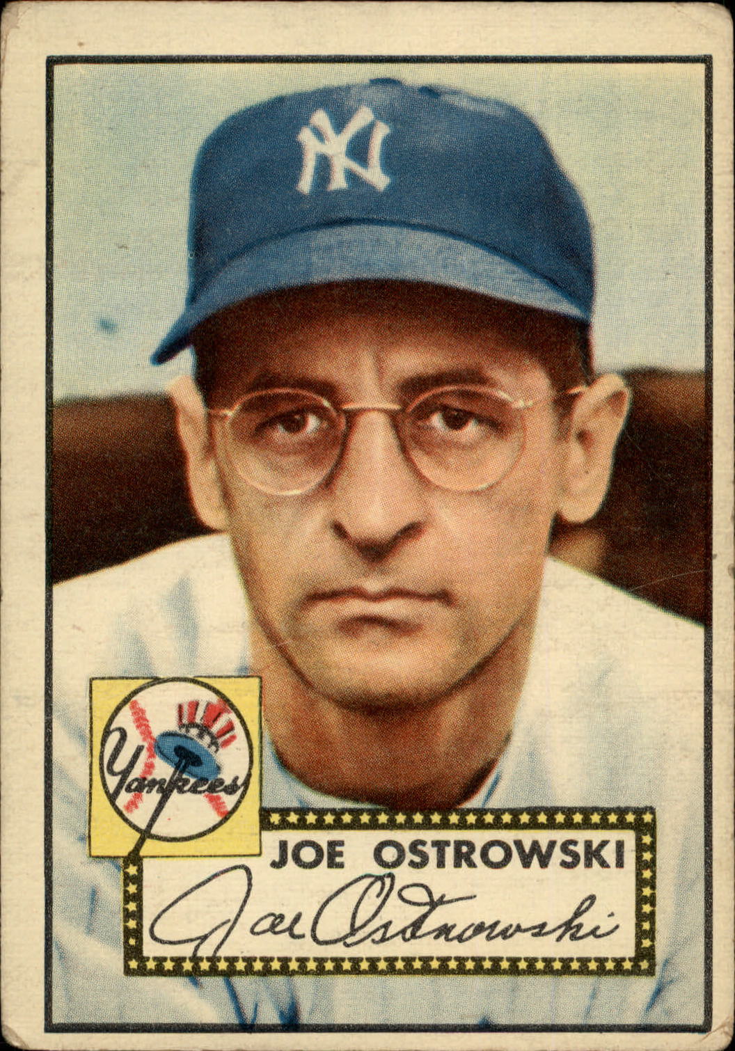 1952 Topps #206 Joe Ostrowski RC