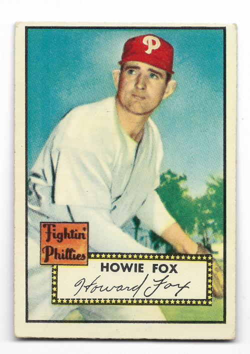 1952 Topps #209 Howie Fox