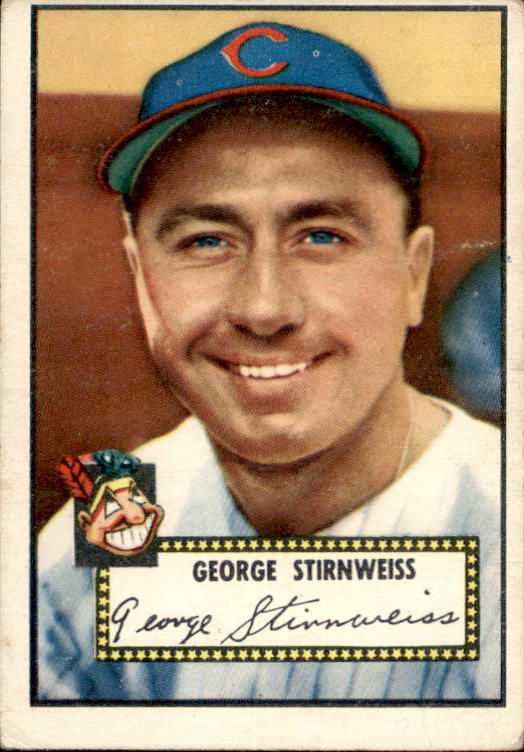 1952 Topps #217 Snuffy Stirnweiss