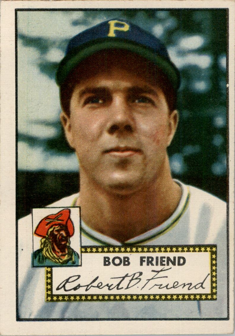 1952 Topps #233 Bob Friend RC