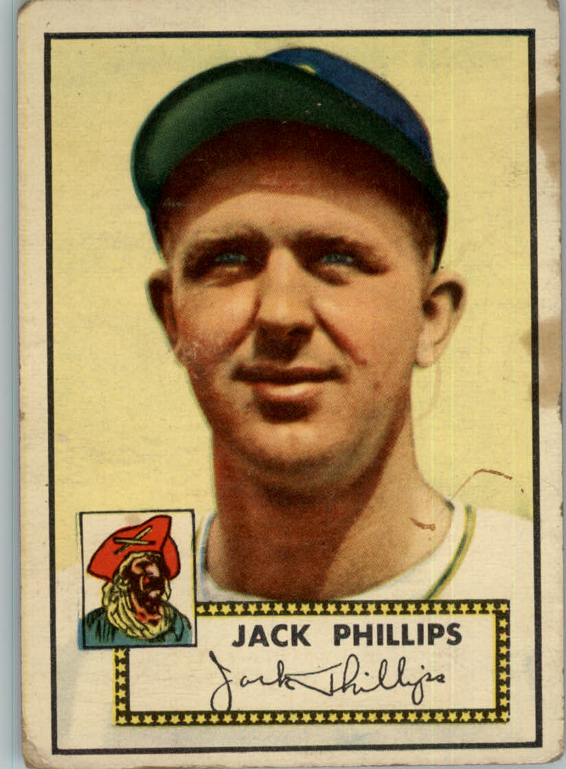 1952 Topps #240 Jack Phillips RC