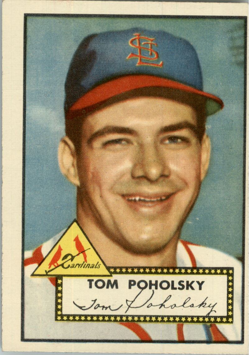 1952 Topps #242 Tom Poholsky RC