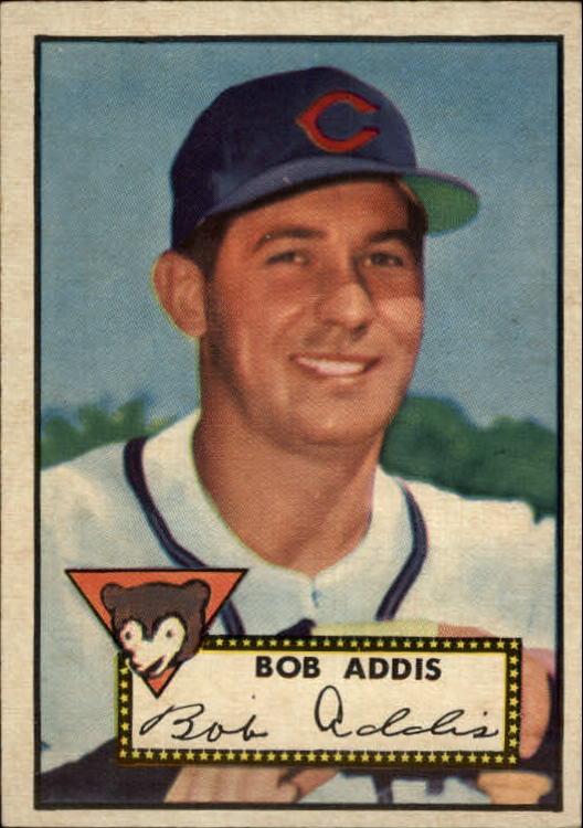 1952 Topps #259 Bob Addis RC