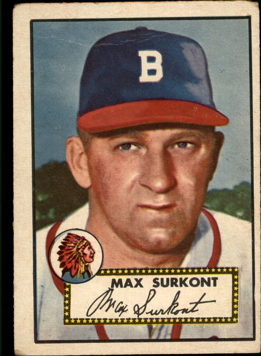 1952 Topps #302 Max Surkont RC