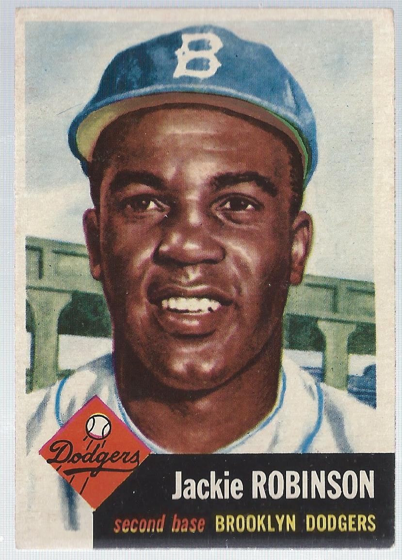 1953 Topps #1 Jackie Robinson DP