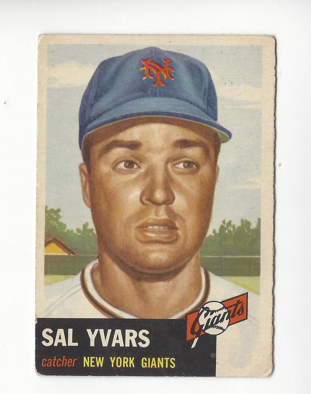 1953 Topps #11 Sal Yvars
