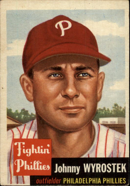 1953 Topps #79 Johnny Wyrostek