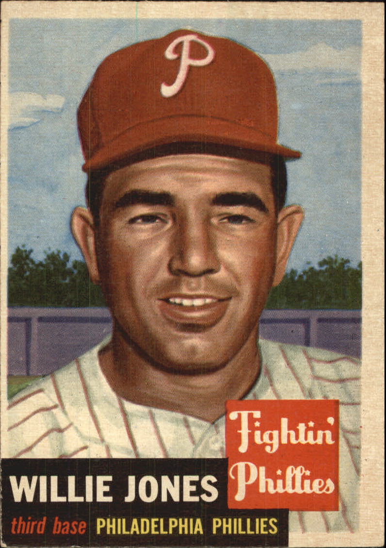1953 Topps #88 Willie Jones DP - EX