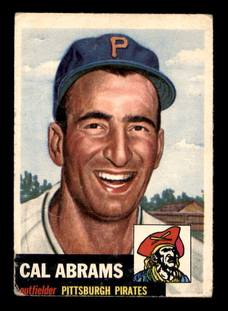 1953 Topps #98 Cal Abrams DP