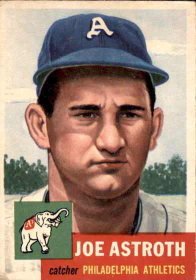 1953 Topps #103 Joe Astroth DP