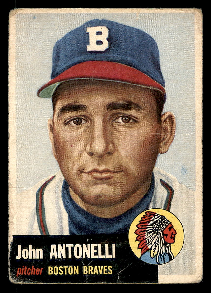 1953 Topps #106 Johnny Antonelli