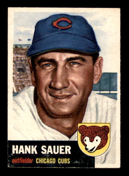 1953 Topps #111 Hank Sauer DP