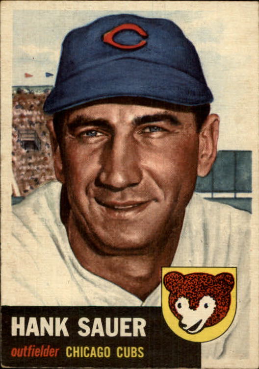 1953 Topps #111 Hank Sauer DP