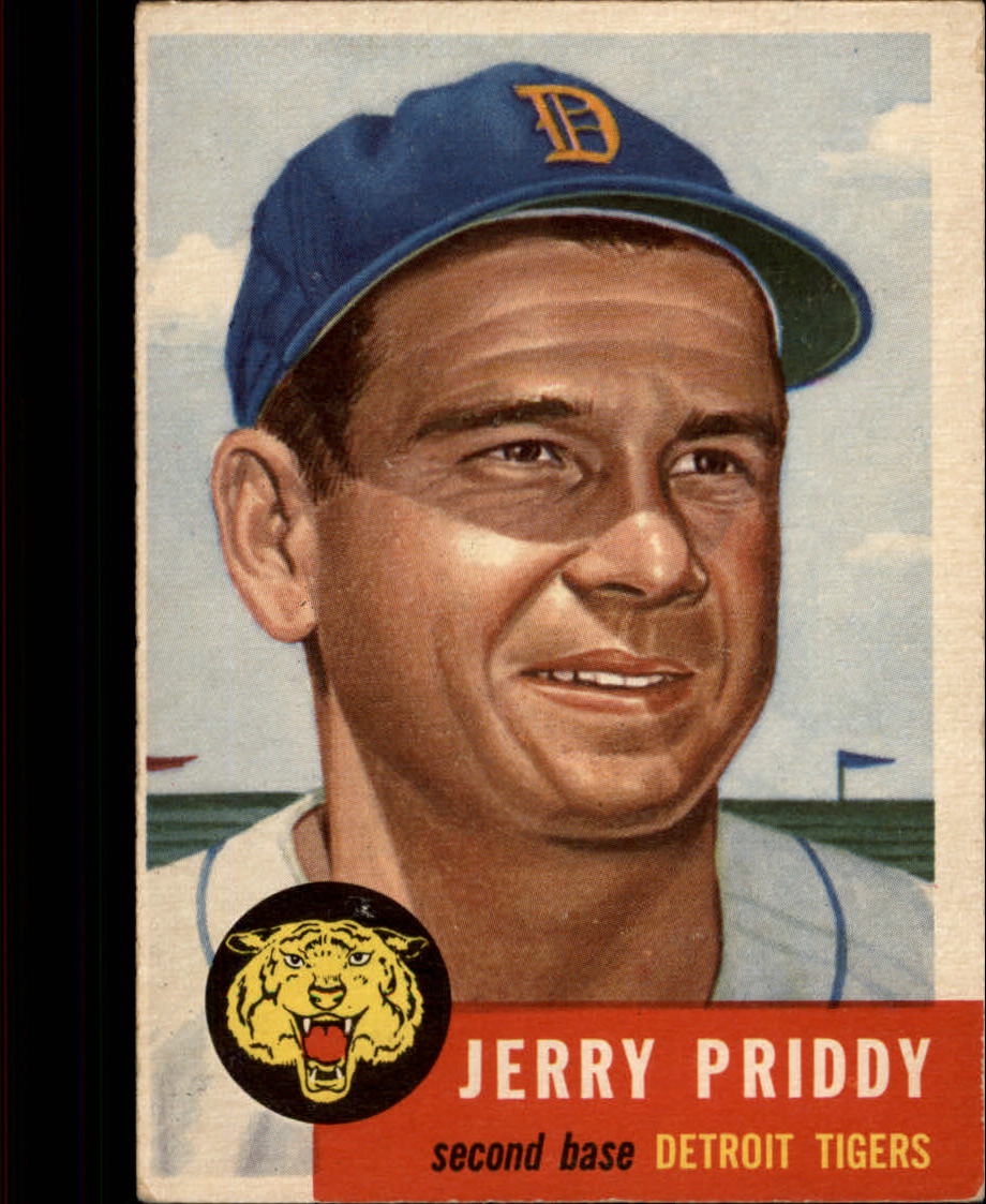 1953 Topps #113 Jerry Priddy