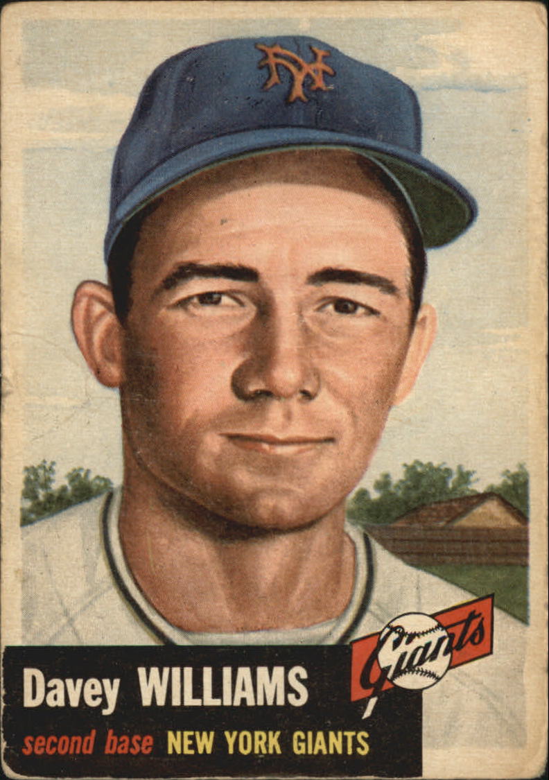 1953 Topps #120 Davey Williams