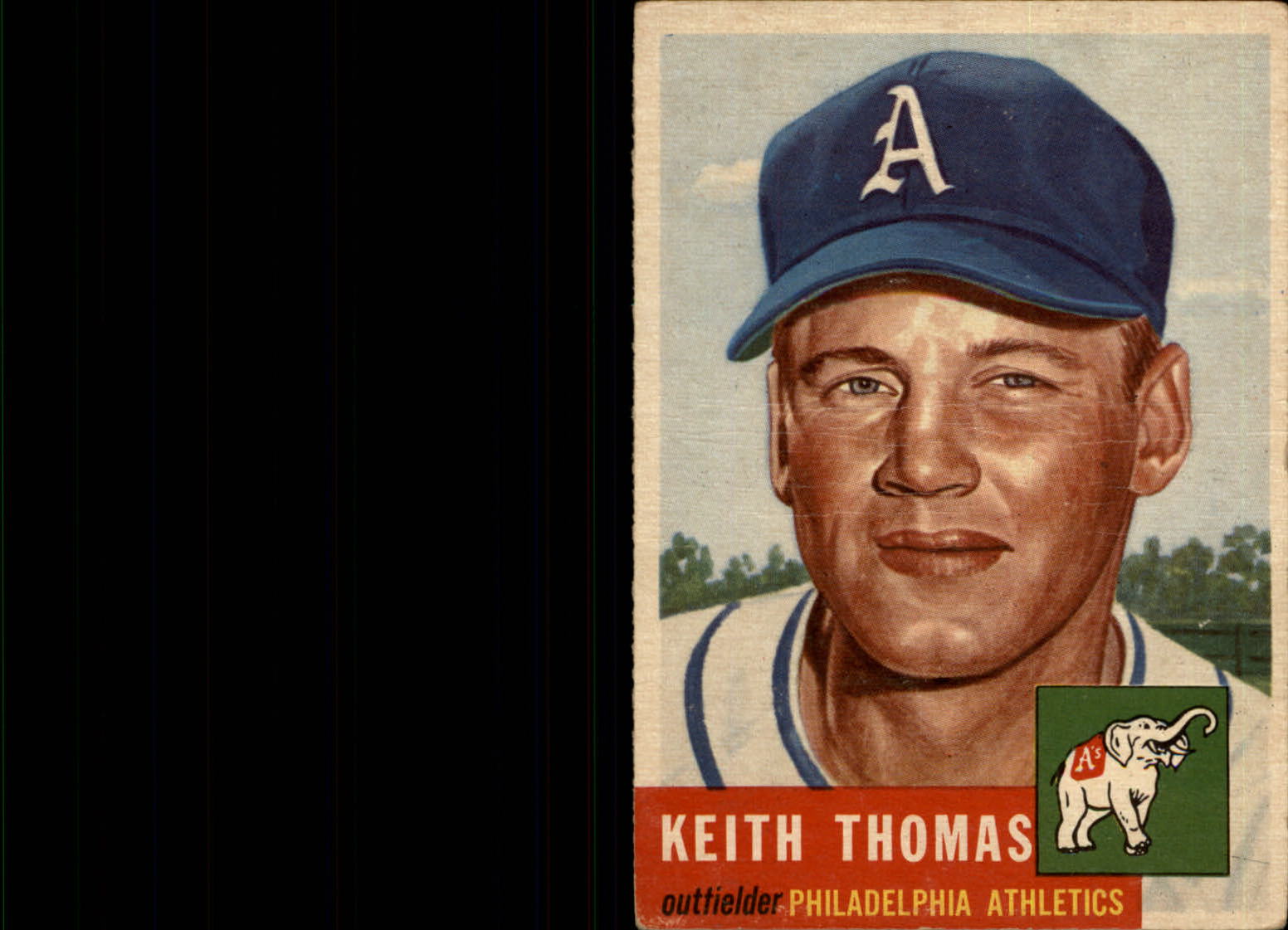 1953 Topps #129 Keith Thomas RC