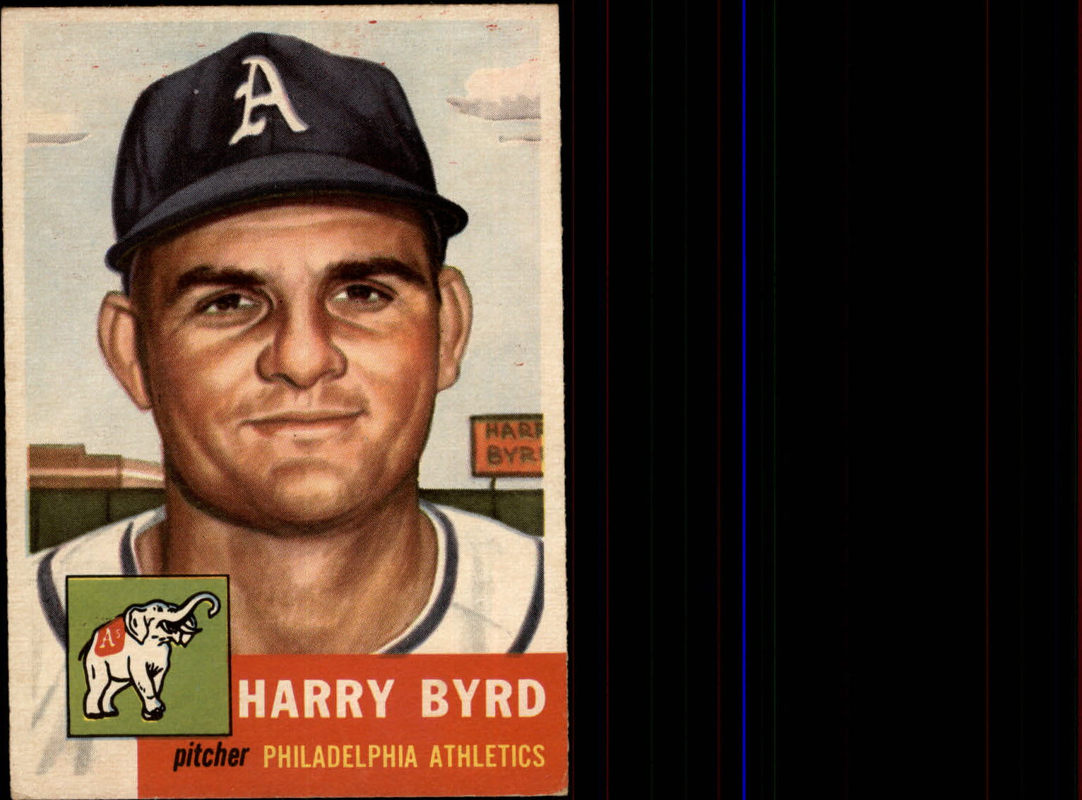 1953 Topps #131 Harry Byrd DP RC