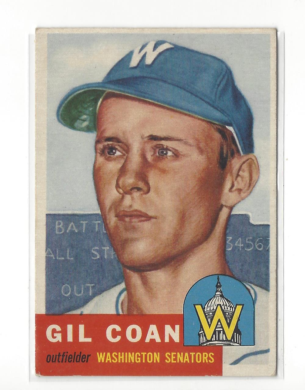 1953 Topps #133 Gil Coan
