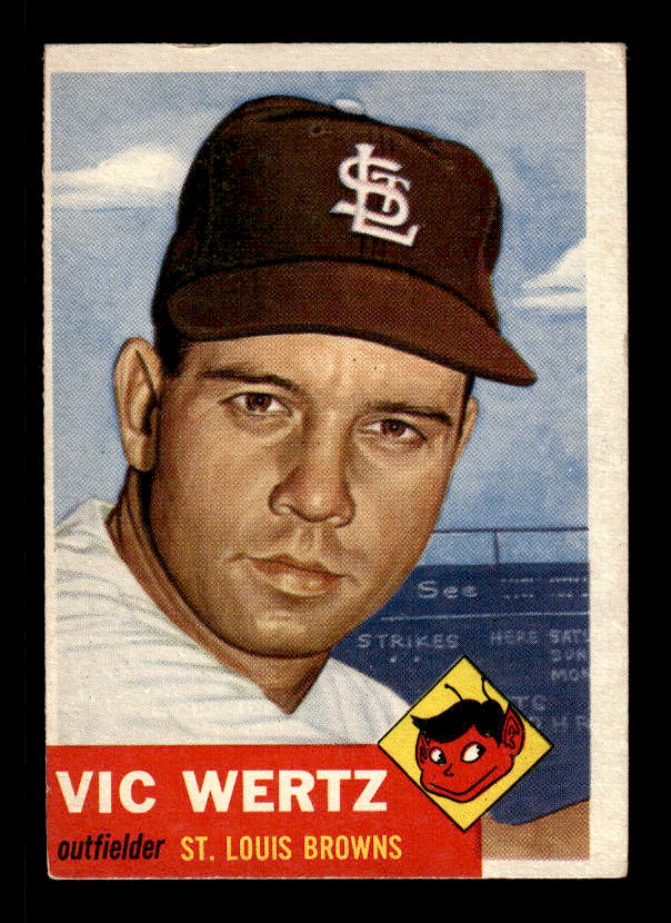 1953 Topps #142 Vic Wertz