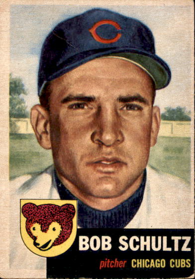 1953 Topps #144 Bob Schultz DP