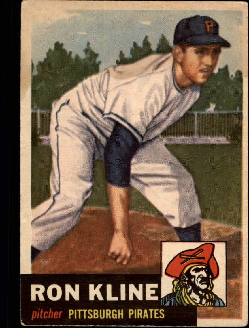 1953 Topps #175 Ron Kline RC