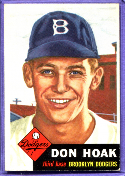 1953 Topps #176 Don Hoak RC