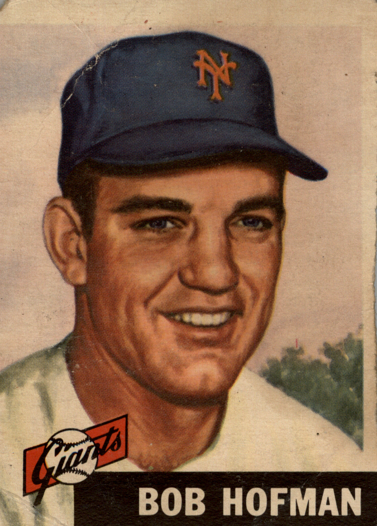1953 Topps #182 Bobby Hofman