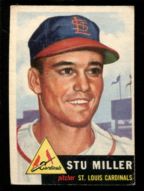 1953 Topps #183 Stu Miller RC