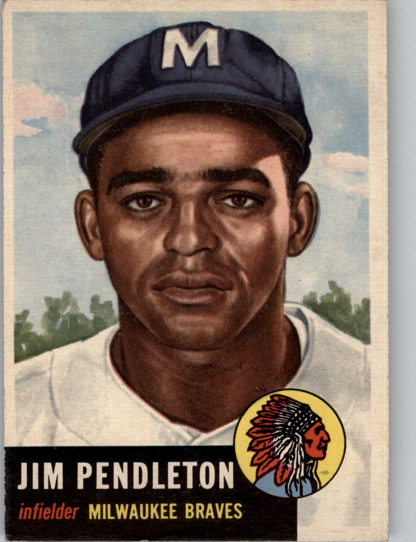 1953 Topps #185 Jim Pendleton RC