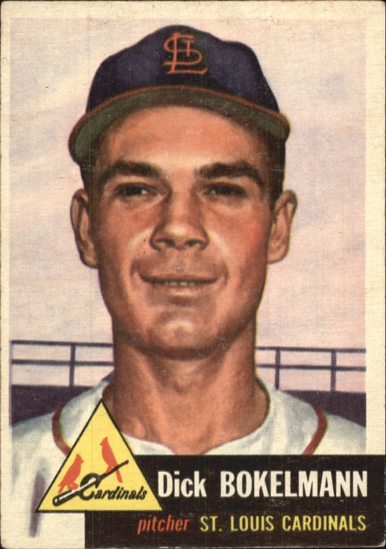 1953 Topps #204 Dick Bokelman RC