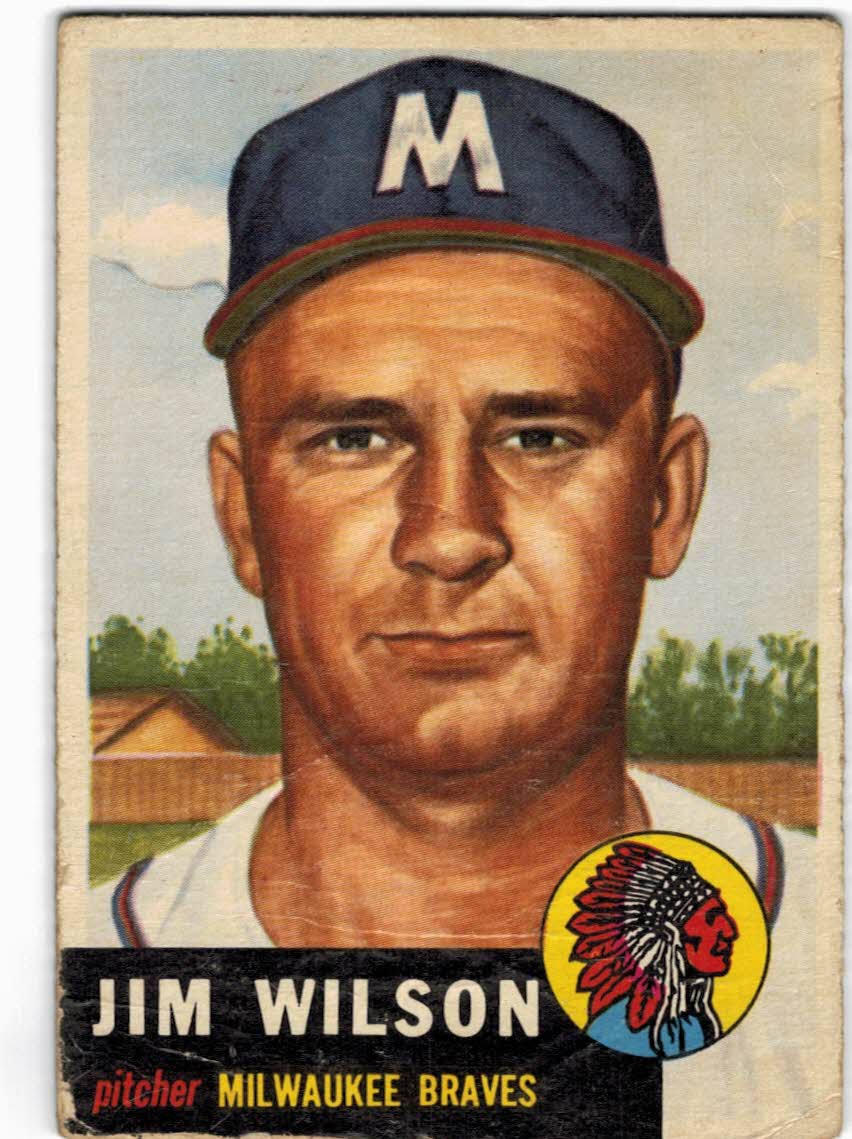 1953 Topps #208 Jim Wilson