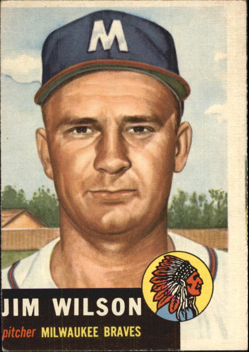 1953 Topps #208 Jim Wilson