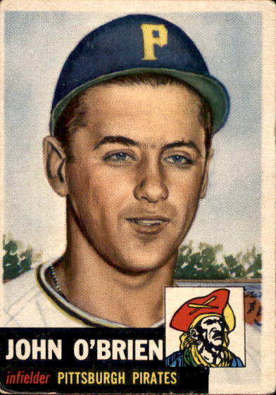 1953 Topps #223 Johnny O'Brien DP RC