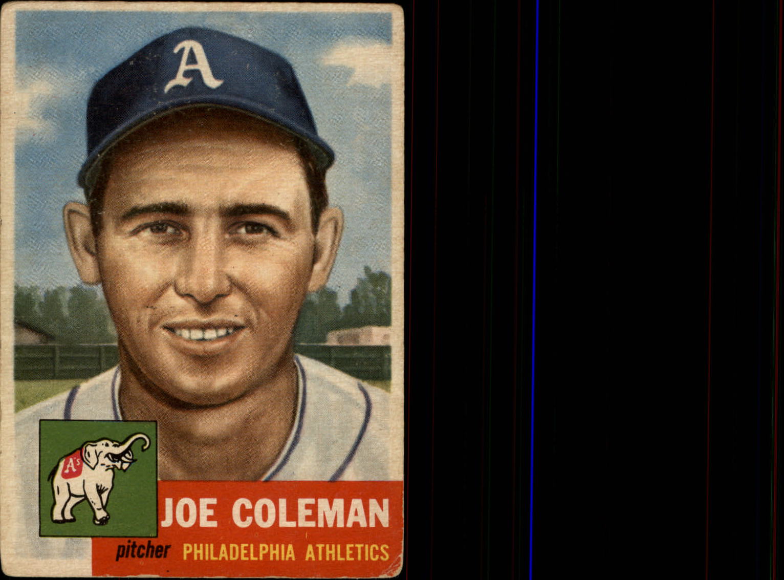 1953 Topps #279 Joe Coleman DP