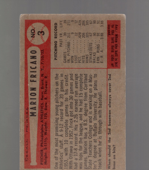 B1340- 1954 Bowman Baseball Cards APPROXIMATE GRADE -You Pick- 15+ FREE US SHIP - Picture 3 of 18