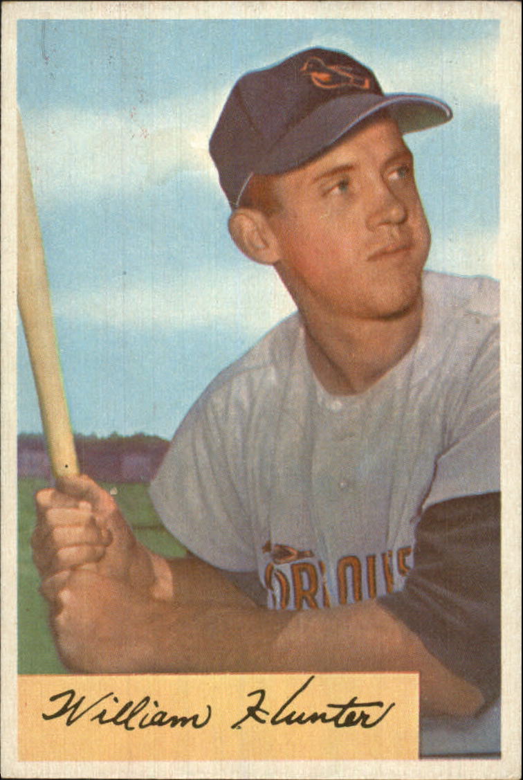 1954 Bowman #5 Billy Hunter
