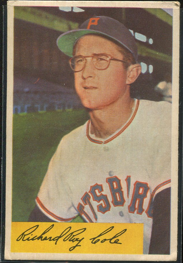 1954 Bowman #27 Dick Cole RC