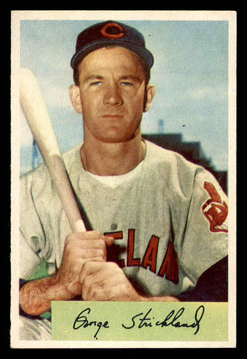 1954 Bowman #36 George Strickland