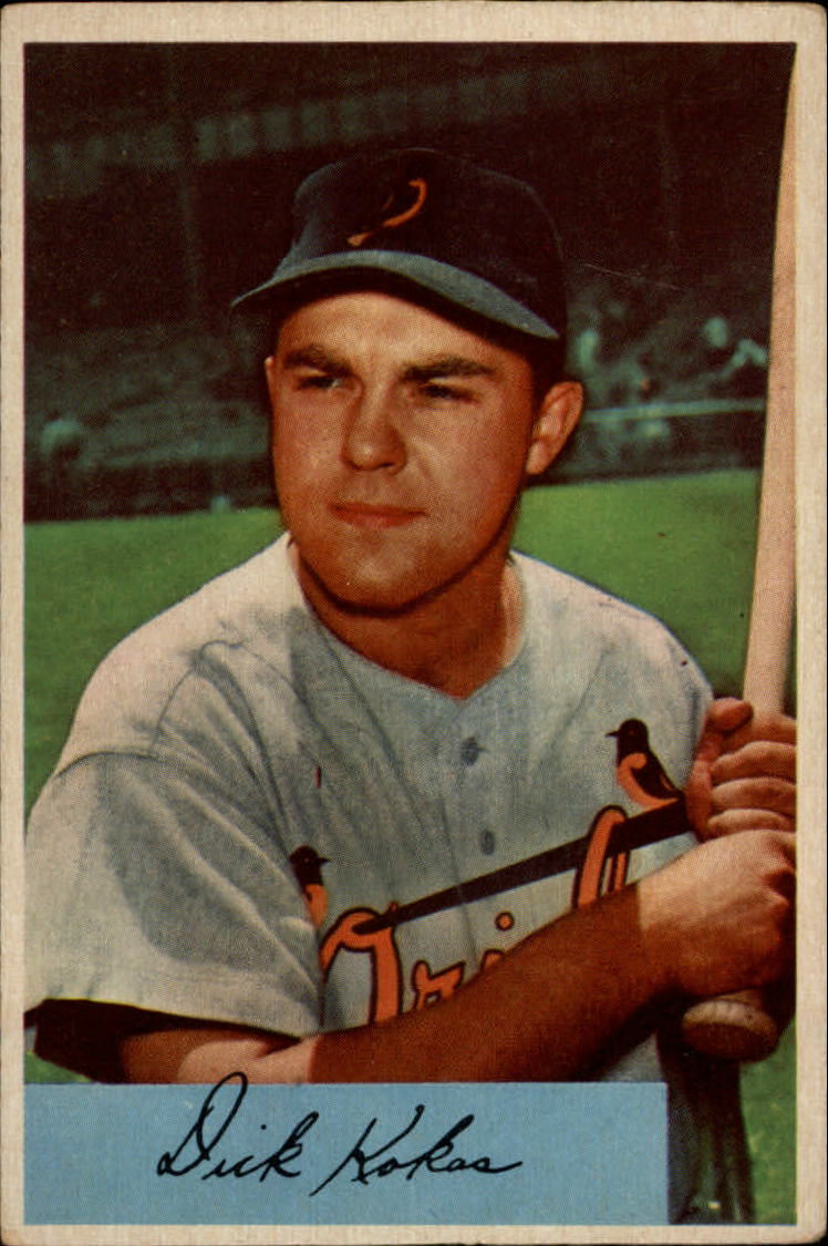 1954 Bowman #37 Dick Kokos