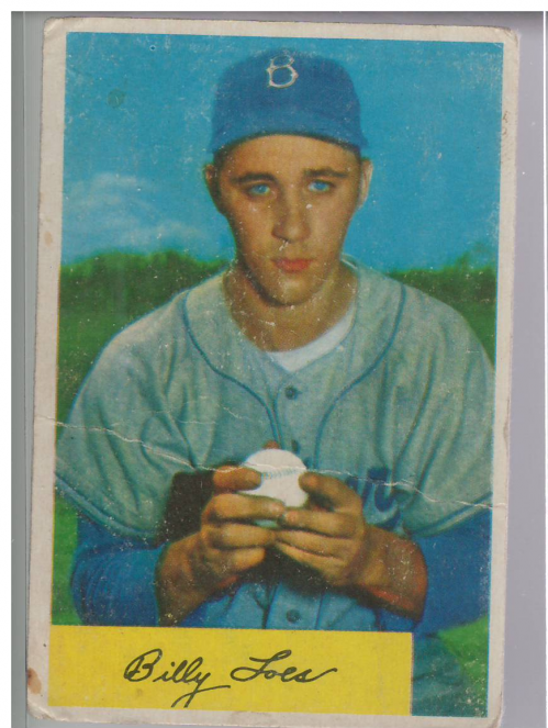 1954 Bowman #42 Billy Loes