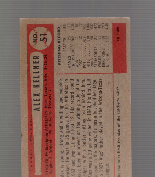 B1340- 1954 Bowman Baseball Cards APPROXIMATE GRADE -You Pick- 15+ FREE US SHIP - Picture 7 of 18