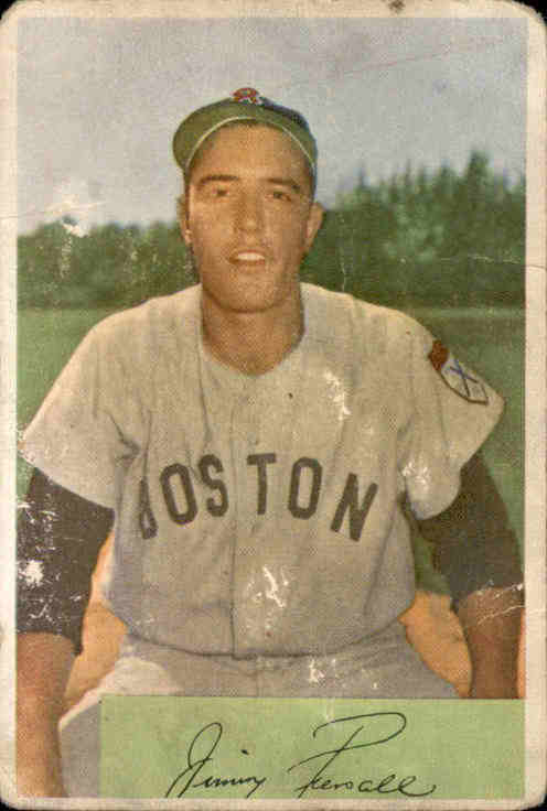 1954 Bowman #66B Jimmy Piersall